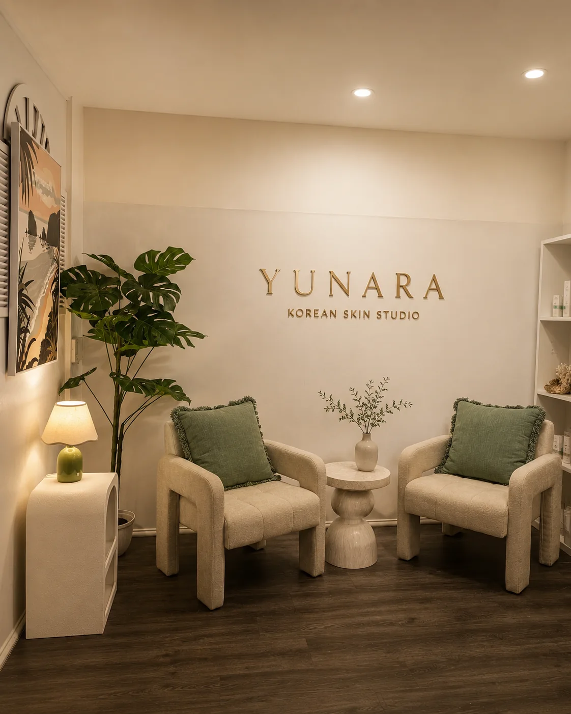 YUNARA’s warm, natural studio aesthetic